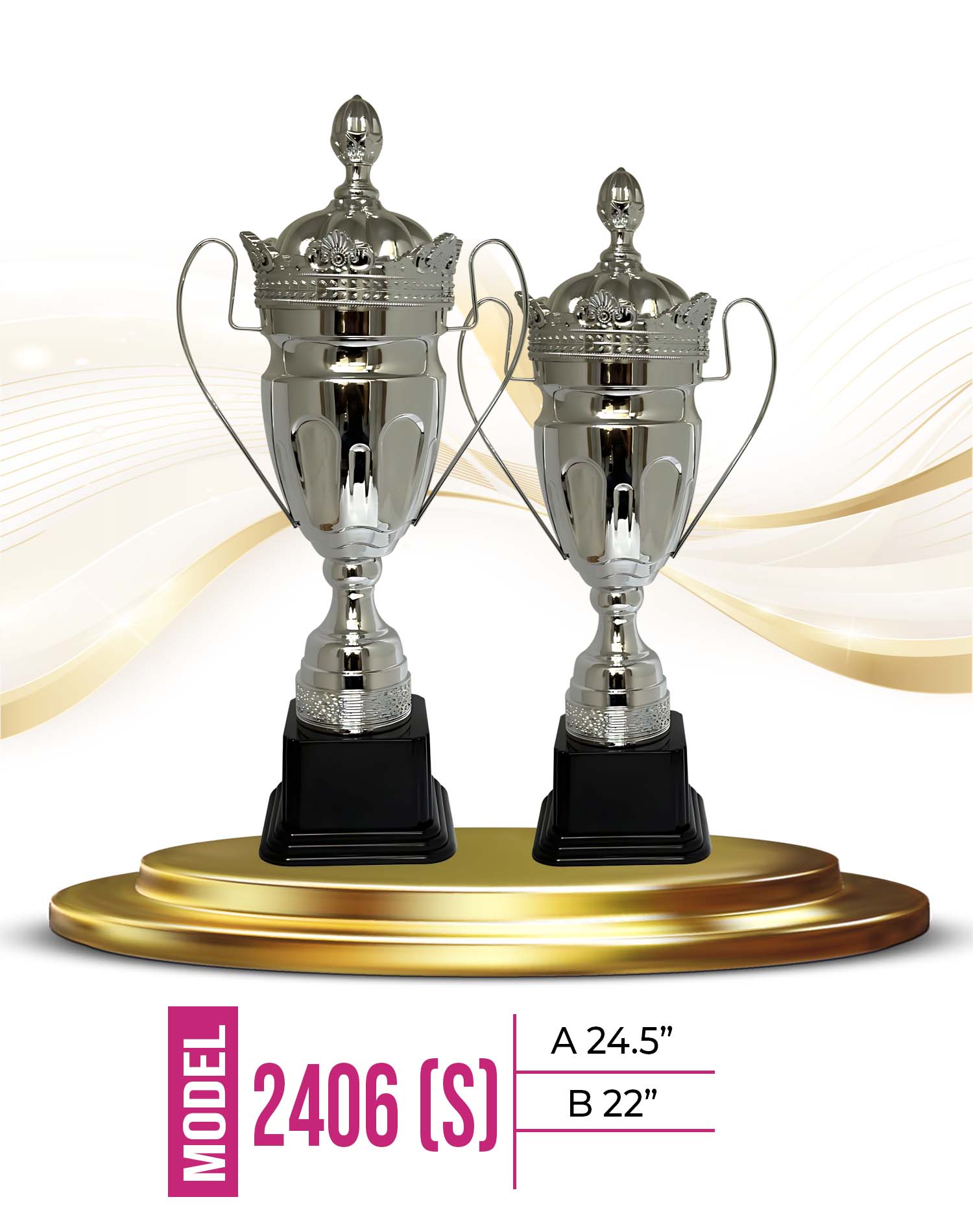 Metal Trophy 2406-S
